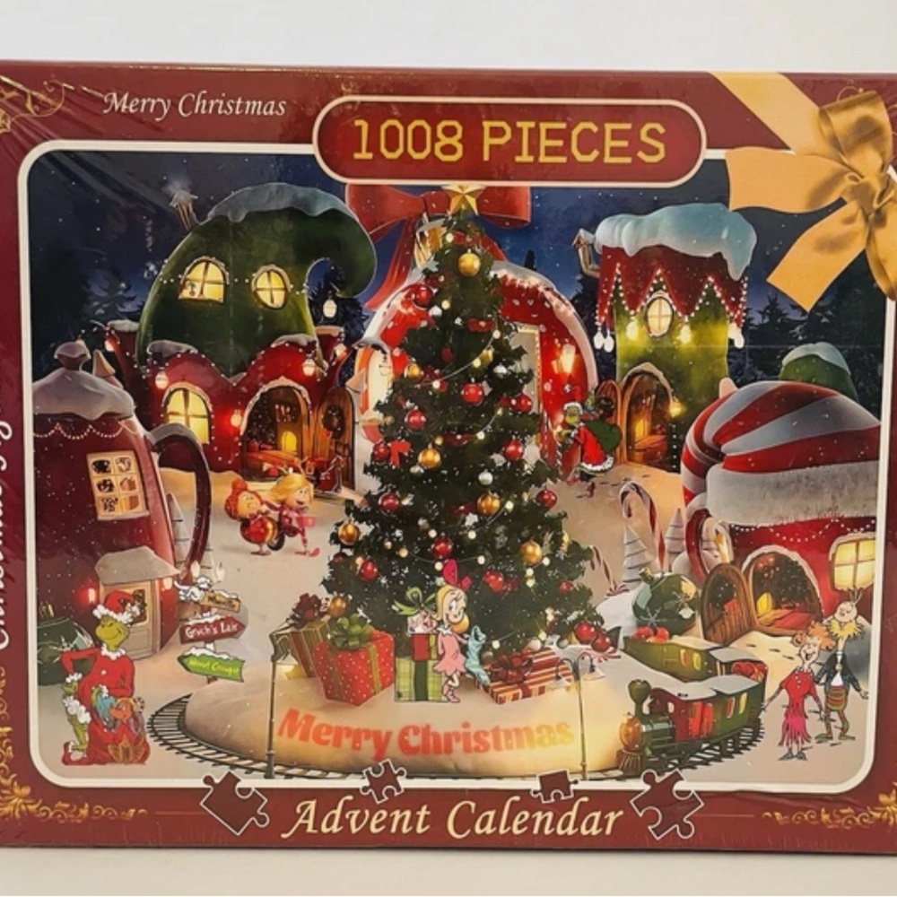 Christmas Advent Calendar Puzzle the grench